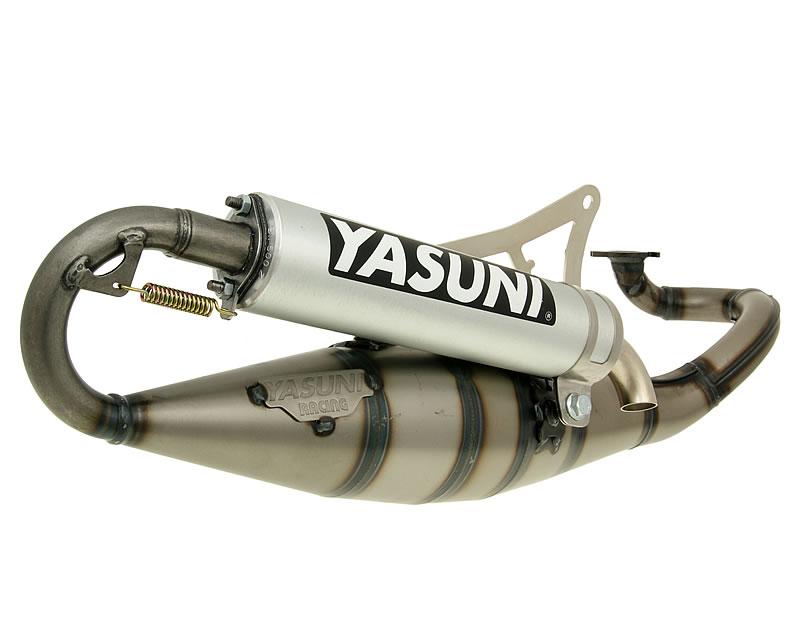 Auspuff Yasuni Scooter R Aluminium für Minarelli liegend 