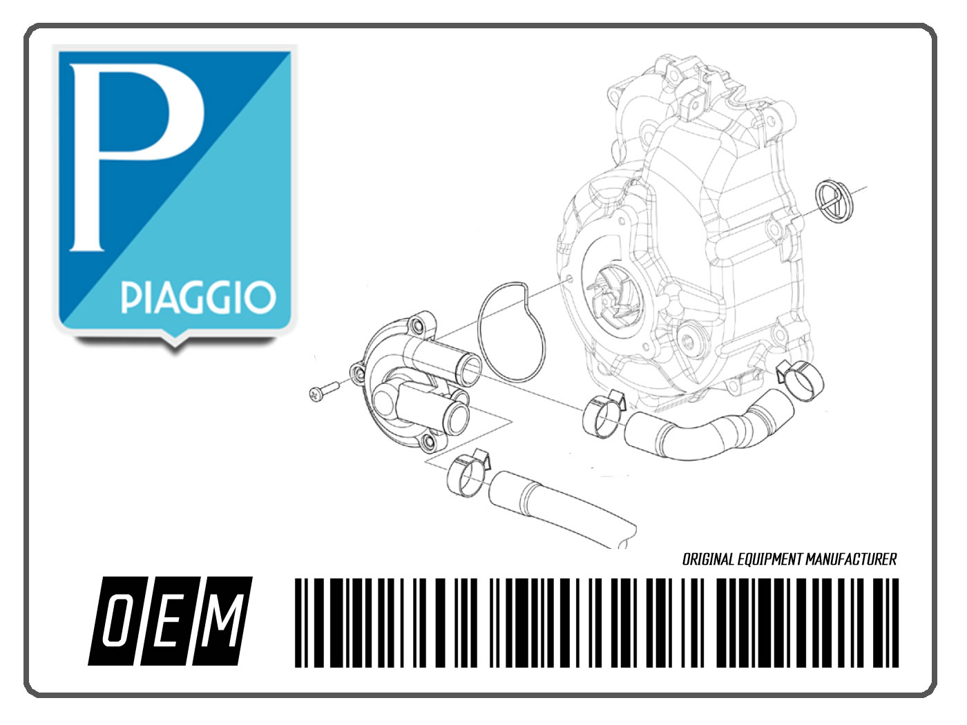 Piaggio GU32768810 Anschluß Öldrucksensor