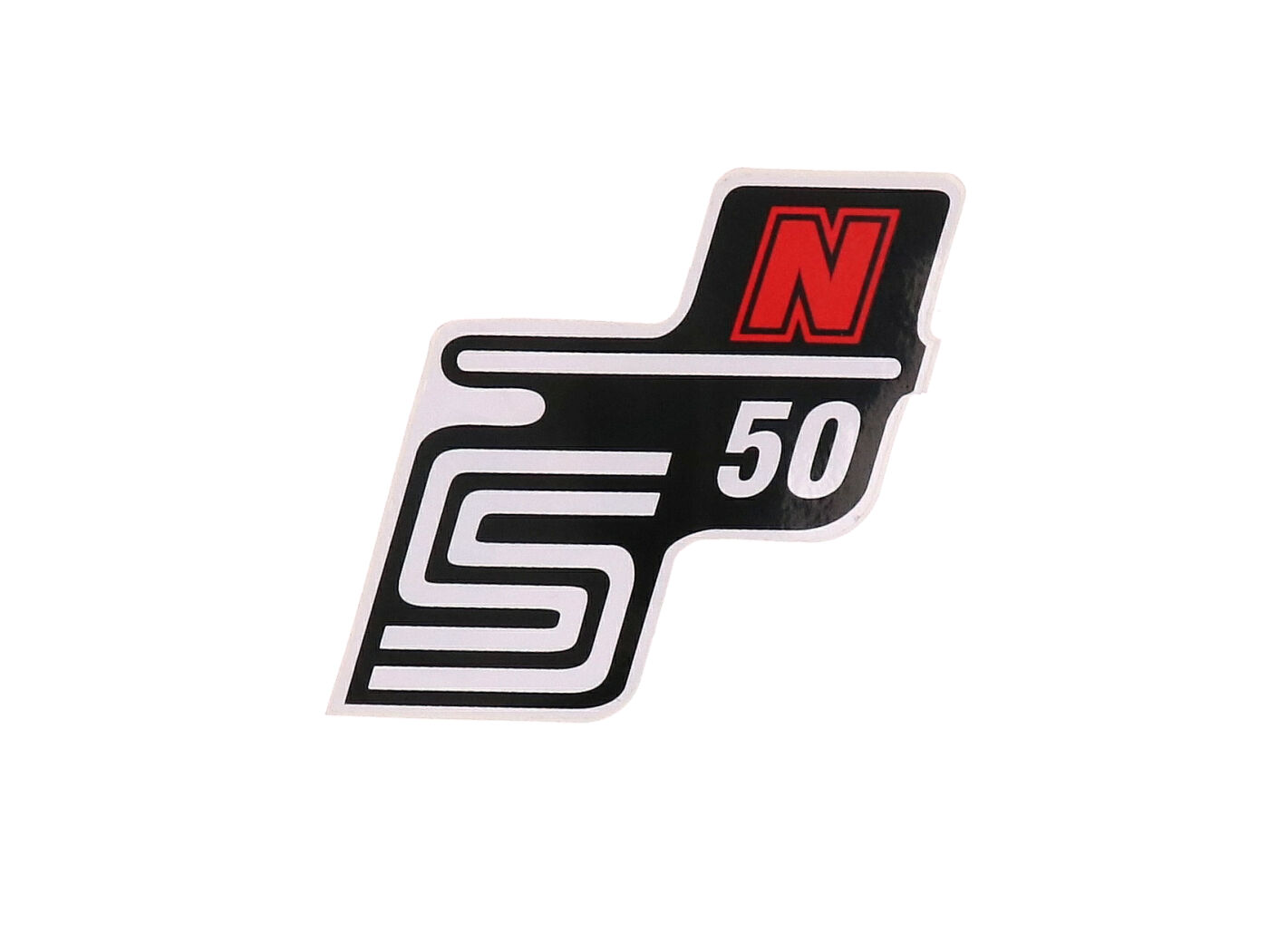 S50 N foil / sticker red for Simson S50