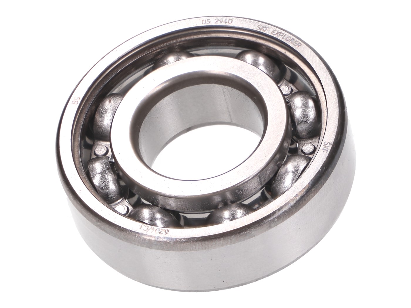 SKF 6204TN9C4 Open Deep Groove Ball Bearing with Glass Fibre Cage 20x47x14mm 