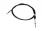 2 - rear brake cable OEM for Piaggio Fly, Derbi Boulevard