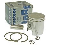 piston kit Meteor 40mm diameter for original cylinder for Peugeot 2-stroke 50cc