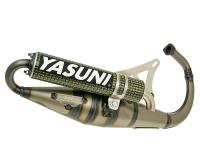 exhaust Yasuni Scooter Z yellow carbon for Minarelli vertical