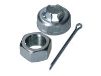 wheel nut M16 SW24 with cap and split pin for output shaft for Piaggio