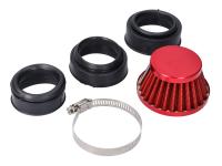air filter Power Shorty 44-54mm carburetor connection red