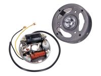Ignition stator, rotor complete 6V 17W clockwise for Puch Maxi E50 Sachs, Hercules, Zündapp