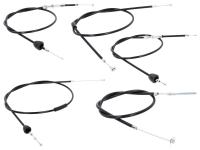 bowden cable set black for Simson Schwalbe KR51/1 (-1975)
