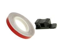 rim tape / wheel stripe 7mm - red - 600cm
