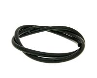 fuel hose black chloroprene rubber 1m - 4mm inner, 8mm outer diameter