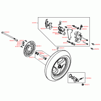 F08 front wheel with brake