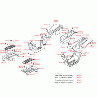 F13 rear body parts / fairing & floor board