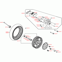 F07 front wheel with brake