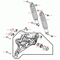 F16 rear shock absorber