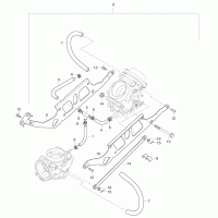 11 bracket & connections for carburettor