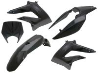 fairing parts black for Derbi Senda 2011-, Gilera RCR, SMT
