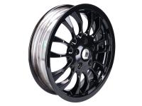 front rim 12 inch 3.00x12 black for Vespa Sprint, GTS, GTV, GT 50-150cc