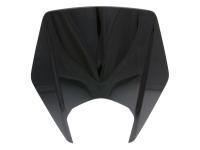 headlight fairing upper part OEM black for Derbi Senda 2011-, Gilera RCR, SMT