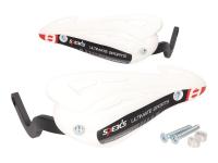 handguards / hand protector set Speeds white for handlebar with M8 inside thread