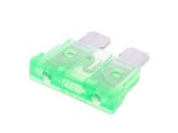 blade fuse flat 19.2mm 30A green in color