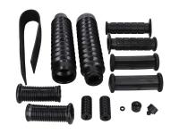 frame, gearshift, kick starter, handlebar, front fork rubber parts set 14-piece for Simson S50, S51, S53, S70, S83