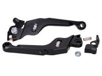 brake lever set CNC black adjustable for Gilera Runner, Vespa GTS, GTV