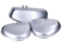 fuel tank and side cover set silver for Simson S50, S51, S70