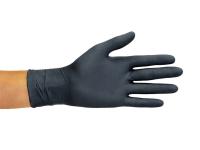 disposable nitrile gloves, 100 pieces, black, size M