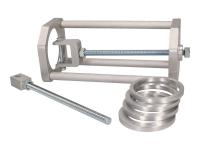 shock absorber spring compressor tool Buzzetti heavy-duty 60, 66, 72, 75mm