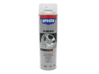 clear lacquer Presto glossy finish for spray paints 500ml