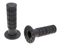 handlebar rubber grip set Domino 1131 off-road waffle black
