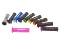 handlebar grip set Domino A250 on-road two-colored open end grips
