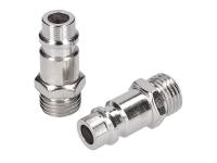 air line quick connector set 1/4 inch BSP male 2-piece
