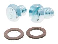 oil filler screw set / oil filler bolt set incl. seals for Vespa PX, PE, PK