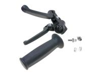 brake lever fitting w/ one-hand double lever incl. grip
