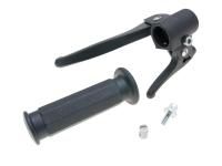 brake lever fitting left-hand w/ decompression lever and grip for Piaggio Boxer, Bravo, Ciao, SI -1988