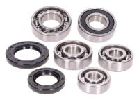 gearbox bearing set w/ oil seals for Yamaha X-Max, X-City, Aprilia Leonardo, Malaguti Madison 250-300 4-stroke LC