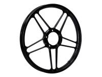 Wheel aluminum black glossy 17 inch black front, rear for Puch Maxi