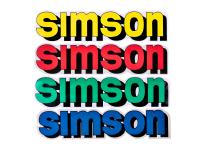 logo foil / sticker tank various colors for Simson S51