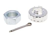 output shaft wheel nut set w/ crown nut, split pin for Piaggio, Vespa