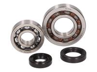crankshaft bearing set for Aprilia Scarabeo, Piaggio Liberty, Zip, Vespa ET4 50 4T (1st series, 25mm bearing seat)