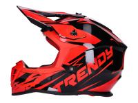 helmet Motocross Trendy T-903 Leaper black / red - size XL (61-62)