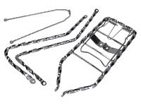 frame add-on parts set twisted for Puch Maxi S