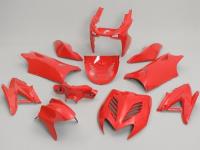 body kit red 11-piece for Yamaha Aerox, MBK Nitro 50cc, 100cc 2T