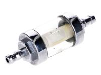 fuel filter DMP chrome-plated removable 6mm