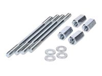 Stud bolt set cylinder DMP 12-piece with long nut for Puch Maxi
