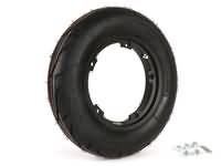 Wheel assembly (tyre mounted on rim ready to drive) -BGM Sport, tubeless, Vespa- 3.50 - 10 inch TL 59S (reinforced) - Wheel assemblyrim 2.10-10 black