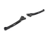 Pair of brake levers -BGM PRO CNC Sport, long (165mm)- Vespa GT, GTL, GTS 125-300 - black