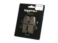Brake pads -BGM 77.4x42.3mm- LAMBRETTA external Nissin brake caliper, YAMAHA Cygnus X, DERBI GPR Racing 50 2T LC -2003