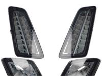 Turn light set front/rear Moto Nostra smoked glass LED with dynamic running light/position light for Vespa GTS 125-300 HPE 2023-