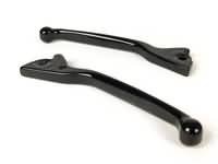 Pair of brake levers -MOTO NOSTRA- Vespa GT, GTL, GTS 125-300 - shiny black